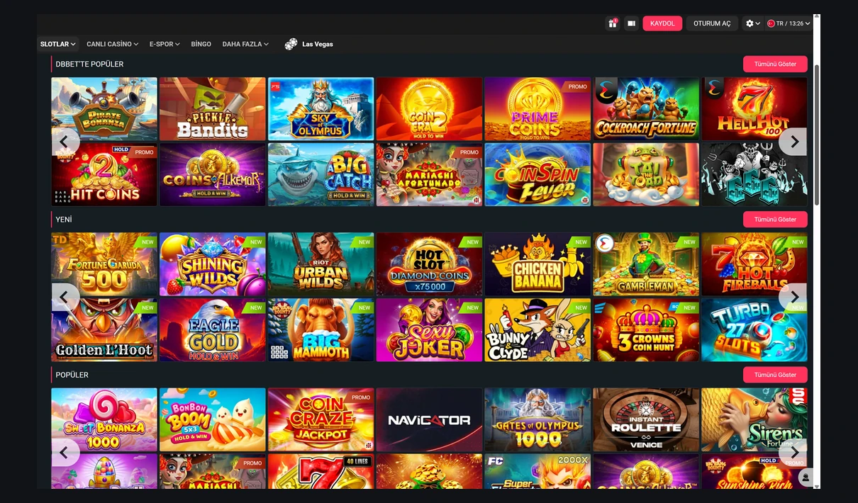 Игры казино DBbet